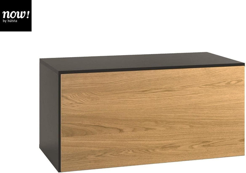Corp de mobilier cu usa din furnir de stejar 75 cm lățime - LunaHome.ro