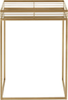 Set 2 mese decorative Yanis Leonique din metal auriu si oglinda - LunaHome.ro