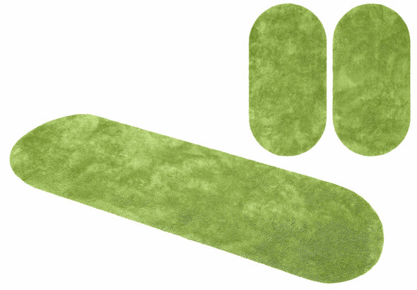 Set 3 covoare Dana Bruno Banani verde foarte moi și pufoase - LunaHome.ro