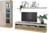 Set living Scara din 3 piese gri cu aspect modern 310 cm - LunaHome.ro