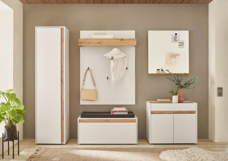Set complet pentru hol City Giron alb din 5 piese - LunaHome.ro