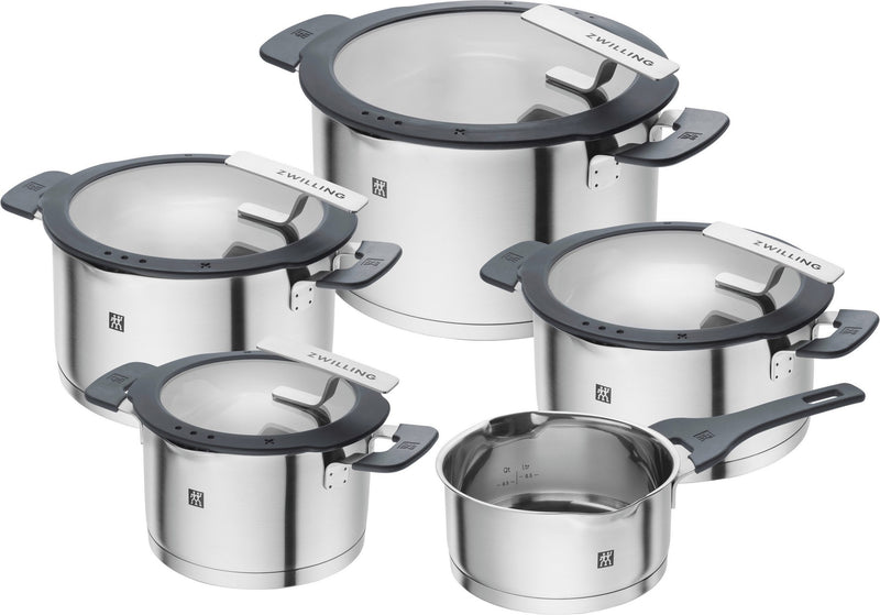 Set de 5 oale cu 4 capace Simplify Zwilling din inox - LunaHome.ro