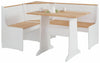 Set de dining Sascha cu coltar cu depozitare si masa din lemn de pin - LunaHome.ro