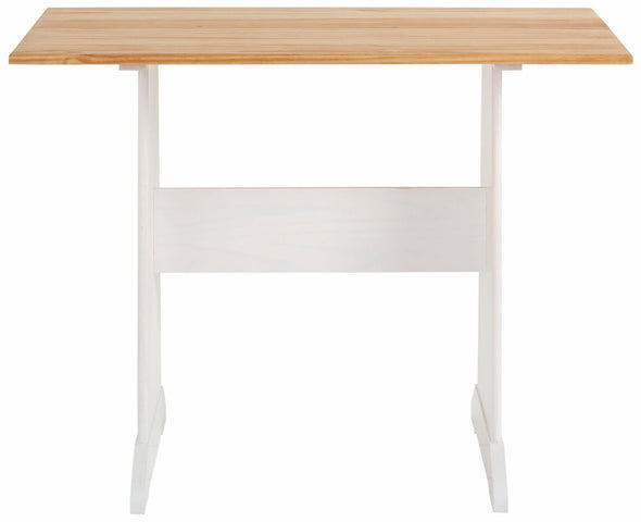 Set de dining Sascha cu coltar cu depozitare si masa din lemn de pin - LunaHome.ro