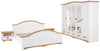 Set de dormitor Konrad cu dulap mare, noptiere si pat de 180x200 cm - LunaHome.ro
