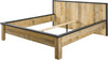 Set de dormitor Sherwood cu pat 180x200 cm, dulap cu 3 uși, rafturi si noptiere - LunaHome.ro