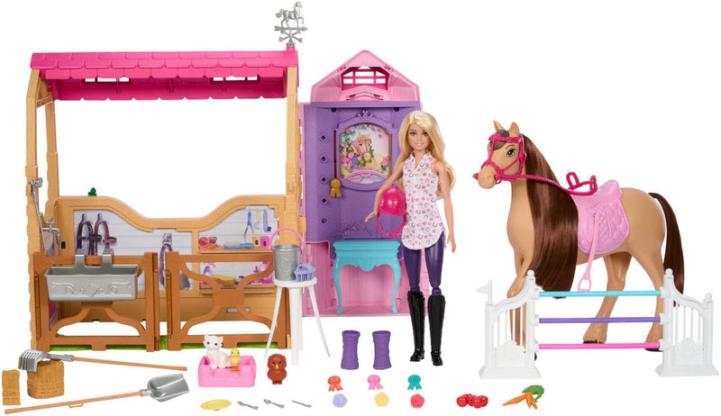 Set de joava Barbie Mysteries cu cal si accesorii - LunaHome.ro