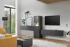 Set de living CityGiron din 3 piese gri antracit 350 cm - LunaHome.ro