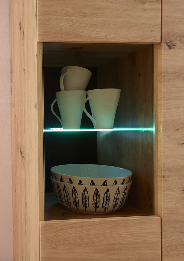 Set de living din 4 piese »Torge«, culoare stejar, 343 cm latime - LunaHome.ro