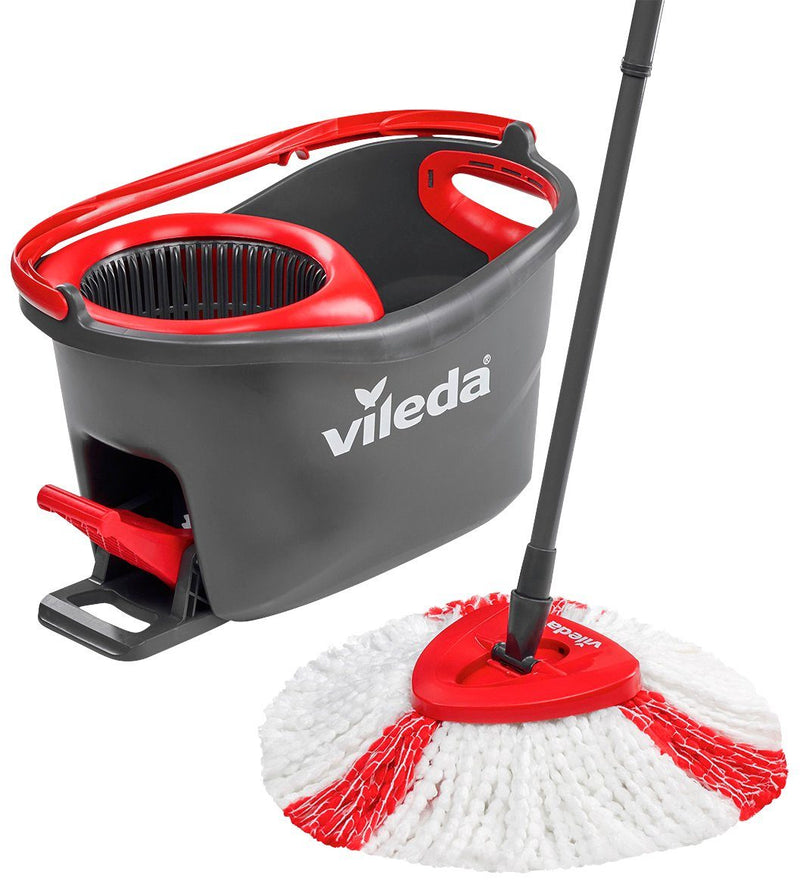 Set de mop cu galeata Vileda Turbo Easy Wring & Clean - LunaHome.ro