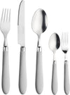 Set de tacâmuri Celia din inox si plastic pentru 6 persoane, 30 piese