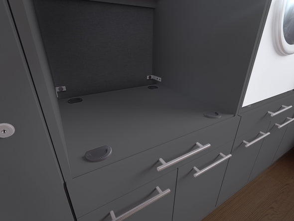Set doua dulapuri pentru baie Laundreezy pentru masina si uscator - LunaHome.ro
