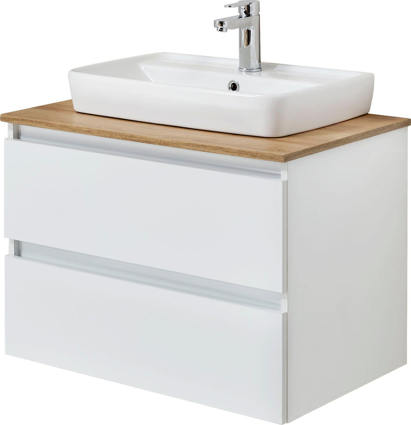 Set lavoar ceramic cu masca Quickset 78 cm lățime - LunaHome.ro