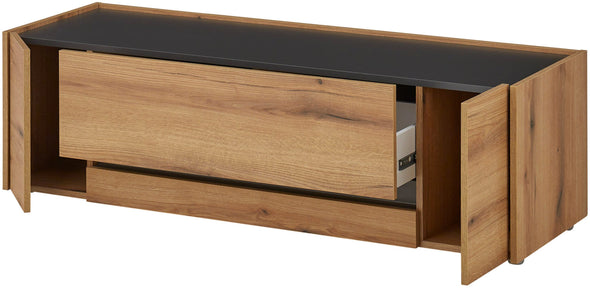 Set living City Giron din 5 piese culoare stejar design modern