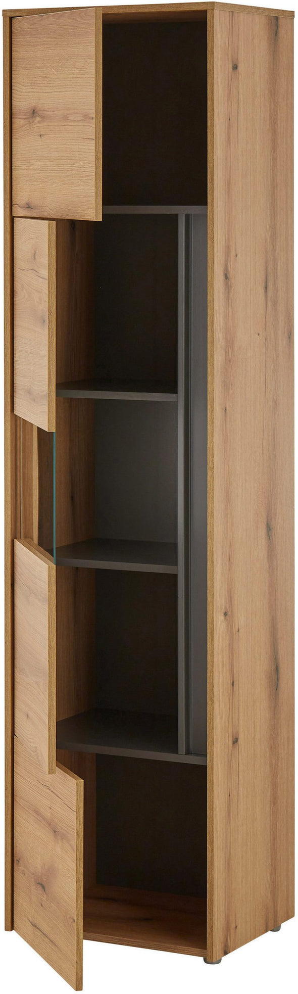 Set living City Giron din 5 piese culoare stejar design modern