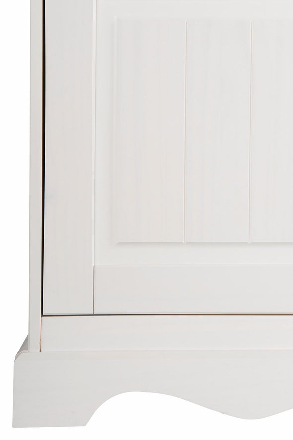 Set living Melissa din lemn de pin alb din 5 piese