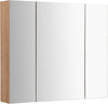 Set mobilier baie Lund cu masca, lavoar si dulap, 80 cm lățime - LunaHome.ro