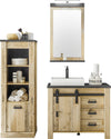 Set mobilier de baie Sherwood din 3 piese cu design modern - LunaHome.ro