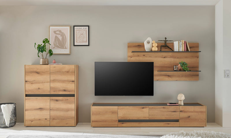 Set mobilier living City Giron din 3 piese cu design modern - LunaHome.ro