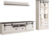 Set mobilier living Sherwood alb din 3 piese 314 cm lungime - LunaHome.ro
