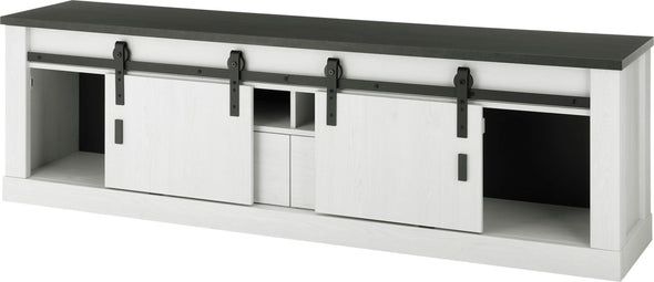 Set mobilier living Sherwood alb din 3 piese 314 cm lungime - LunaHome.ro