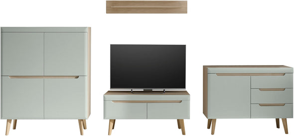 Set mobilier living Torge cu aspect scandinav fistic