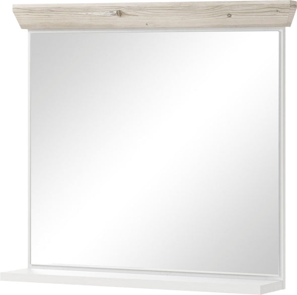 Set pentru baie Florenz din 3 piese, stil romantic alb cu chiuvetă inclusă - LunaHome.ro