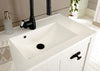 Set pentru baie Florenz din 3 piese, stil romantic alb cu chiuvetă inclusă - LunaHome.ro