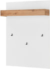 Set pentru hol City Giron alb cu stejar din 2 piese
