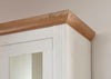 Set pentru hol Westminster elegant din 3 piese alb cu aspect de lemn - LunaHome.ro