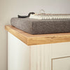Set pentru hol Westminster elegant din 3 piese alb cu aspect de lemn - LunaHome.ro