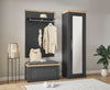 Set pentru hol Westminster elegant din 3 piese antracit - LunaHome.ro