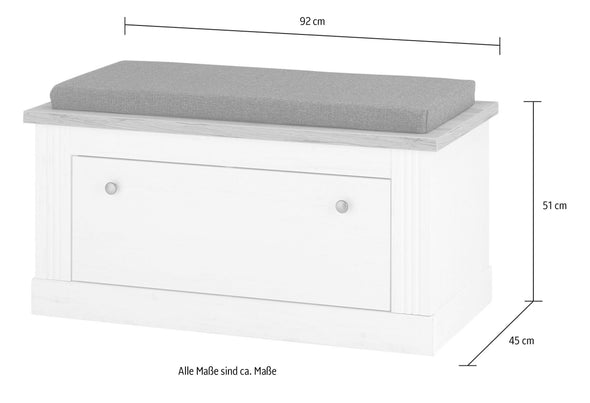 Set pentru hol Westminster elegant din 3 piese antracit - LunaHome.ro