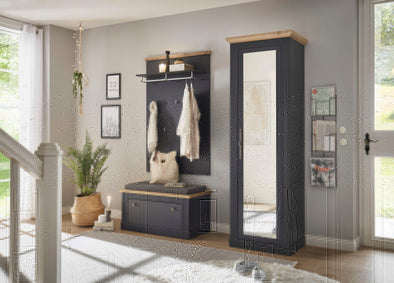 Set pentru hol Westminster elegant din 3 piese antracit - LunaHome.ro
