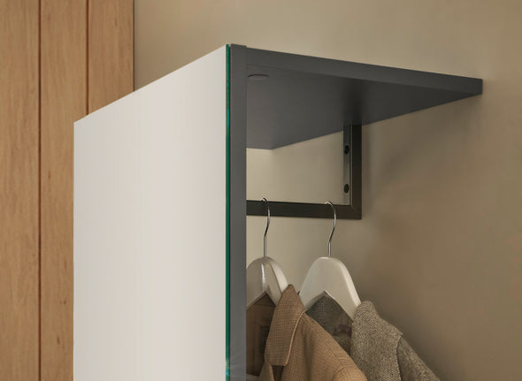 Set pentru hol din 2 piese cu oglinda mare 150 cm lățime - LunaHome.ro