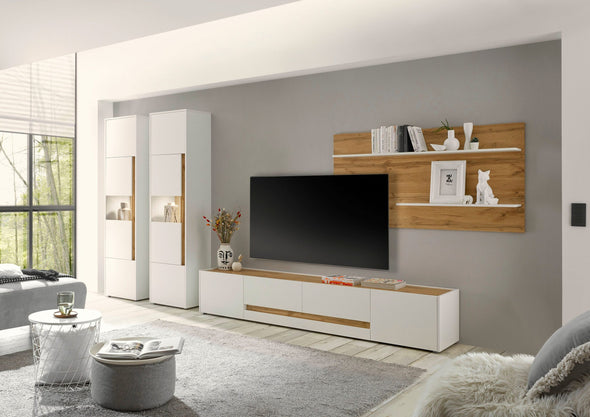 Set pentru living City Giron gri 4 piese cu design modern - LunaHome.ro