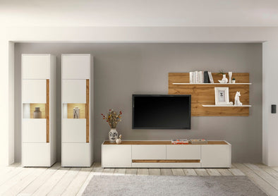 Set pentru living City Giron gri 4 piese cu design modern - LunaHome.ro