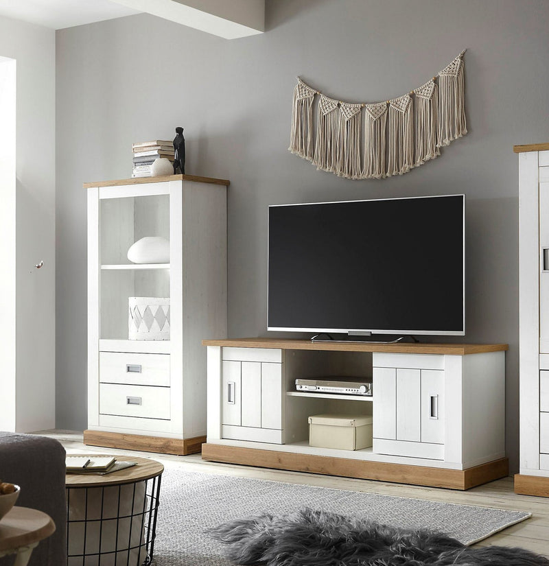 Set pentru living Orlando din 3 piese alb aprox 330 cm - LunaHome.ro