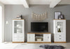 Set pentru living Orlando din 3 piese alb aprox 330 cm