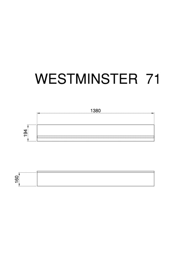 Set pentru living Westminster cu aspect romantic, 3 piese