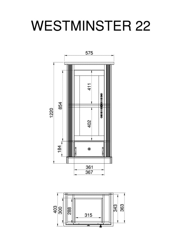 Set pentru living »Westminster« 4 piese in stil romantic