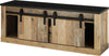 Set pentru living din 4 piese »SHERWOOD« cu aspect de lemn, 388 cm latime - LunaHome.ro