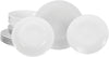 Set vesela Angi din portelan alb pentru 6 persoane, 18 piese - LunaHome.ro