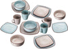 Set vesela Puro pentru 4 persoane, 16 piese albastru-bej - LunaHome.ro