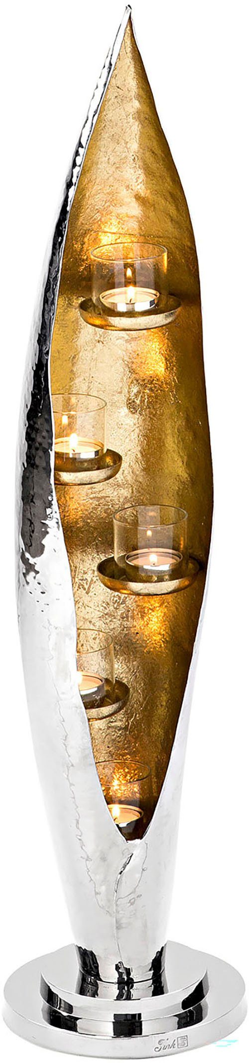 Suport de lumânări Fink Cava din metal cu aspect elegant 70 cm - LunaHome.ro