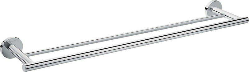 Suport dublu pentru prosoape HansGrohe Logis cromat 60 cm - LunaHome.ro