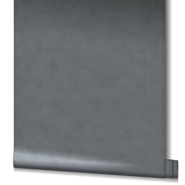 Tapet Marburg Serene Solitude antracit cu textură 0,53x10,05 cm - LunaHome.ro