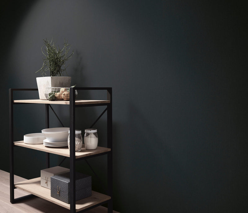 Tapet nețesut lavabil Color Passion negru texturat 0,53x10,05 m - LunaHome.ro