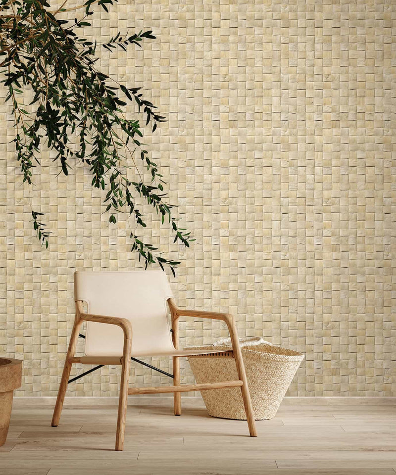 Tapet netesut Marburg cu design modern de lemn - LunaHome.ro