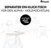 Tavă pentru scaun de luat masa Hauck Alpha Click Tray bej din plastic - LunaHome.ro